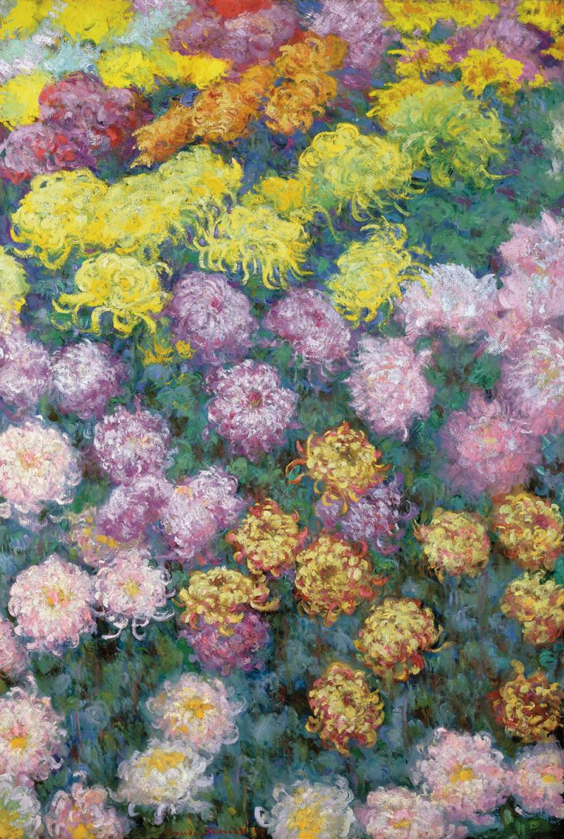 Claude Monet Massif de chrysanthèmes, 1897 Öl auf Leinwand, 130,8 x 88,9 cm Privatsammlung