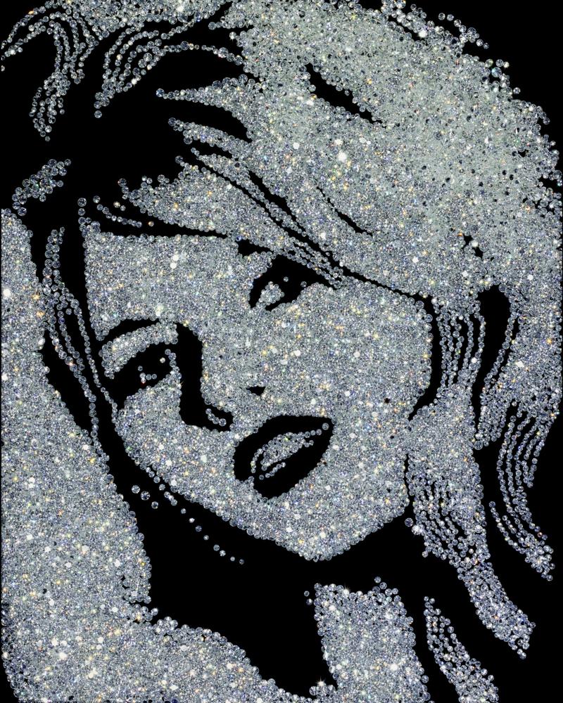 Vik Muniz "Brigitte Bardot" 2004 Courtesy of Edwynn Houk Gallery, New York, Edwynn Houk Gallery