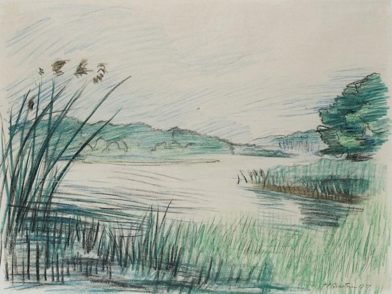 Los 276, Hermann Max Pechstein 1881 Zwickau - 1955 Berlin, Heller Tag am Koser See, Schätzpreis:	12.000 - 15.000 €