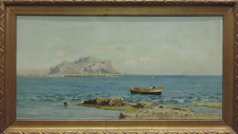 Francesco Lojacono, Strand von Palermo Schätzpreis: EUR 35.000-40.000,- Limit:: 	26.000 €