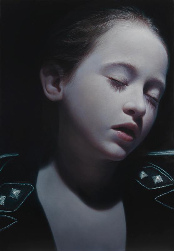 Gottfried Helnwein Untitled – Payton 0, 2006, 189 x 132 cm mixed media, Öl u. Acryl auf Leinwand  Zur Verfügung gestellt von: Kaiblinger – Galerie & Kunsthandel