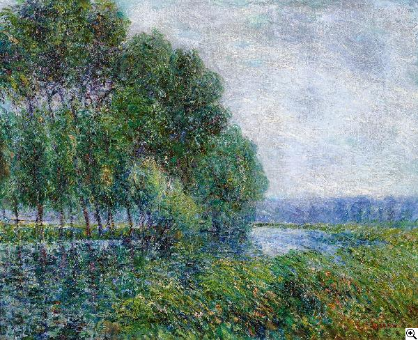 Gustave Loiseau Au bord d'Eure en printemps Öl auf Leinwand 64,5 x 80cm Ergebnis: 179.200 Euro