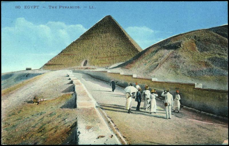 Pyramiden in Ägypten (ca. 1914)