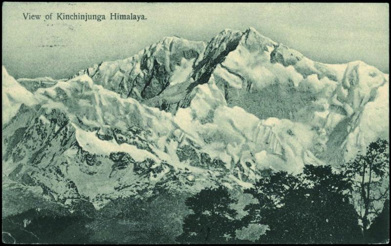 Kinchinjunga / Kangchendzönga im Himalaya (ca. 1909)