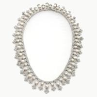 Los 934 Gr. Brillant-Perl-Collier, Schätzpreis 19.000,- EUR