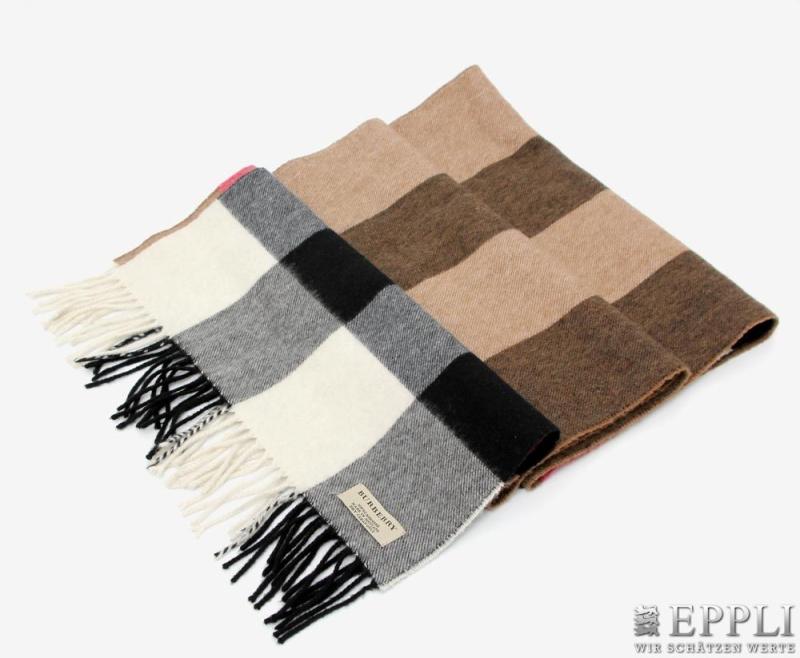 BURBERRY exklusiver Kaschmirschal  Maße ca.: 202cm x 36cm. NP. ca. 495,-€. 100% Kaschmir. Klassische Farben im Nova-Check Design. Fransenabschluss. TOLLER ERHALT!  Aufrufnummer: 38 Aufrufpreis: 240 Euro