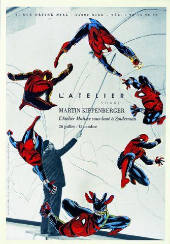 Martin Kippenberger, L’Atelier Matisse sous-loué à Spiderman, Galerie Soardi, Nizza 1996, Estate of Martin Kippenberger, Galerie Gisela Capitain, Cologne © Estate of Martin Kippenberger, Galerie Gisela Capitain, Cologne