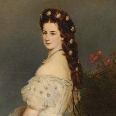 Kopie nach Franz Xaver Winterhalter, Kaiserin Elisabeth (Detail), 1867, Hofburg Innsbruck, Gemäldegalerie © Burghauptmannschaft Österreich Sammlung: Bundesmobilienverwaltung, Objektstandort: Hofburg Innsbruck, Foto: Bunge (Firma Neubauer)