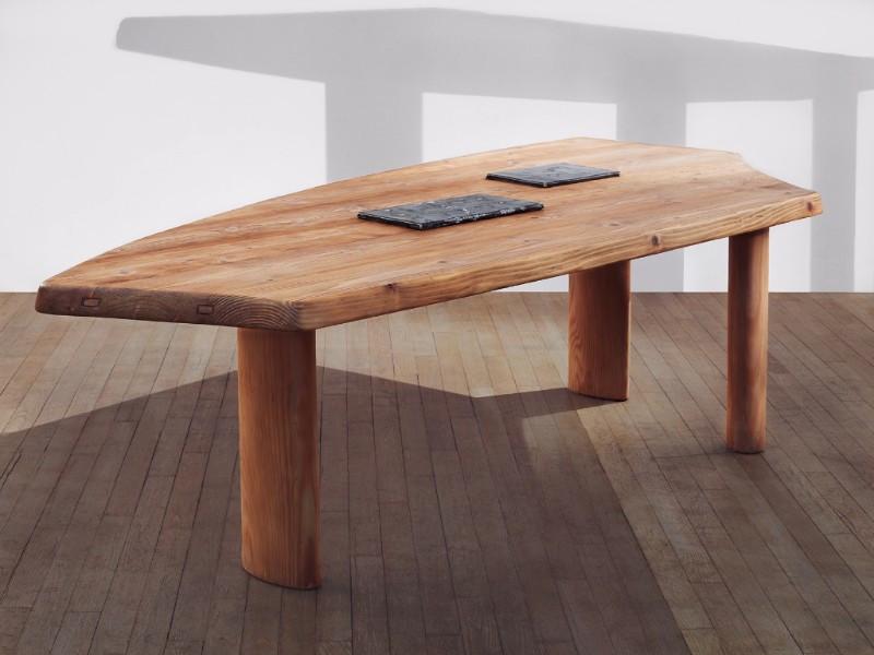 Dining table for Madeleine and Jean Prouvé/ Pierre Jeanneret, 1943/ Marie Clérin for LAFFANOUR - Galerie Downtown/