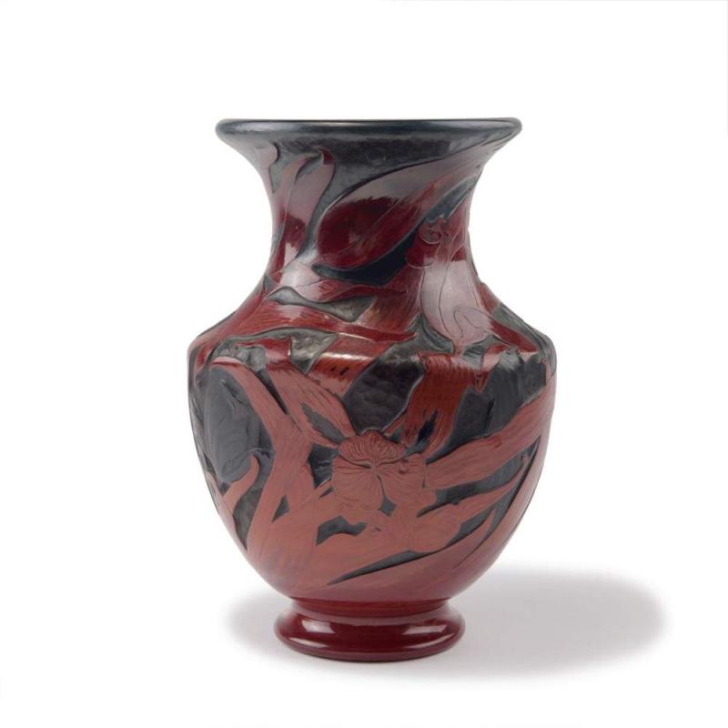 Galle, Emile, Nancy Au_ergewoehnliche Vase 'Tulipes', um 1896 Schätzpreis: 	60.000 - 70.000 EUR