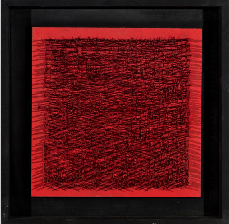 ￼￼￼Lot 38 - Bernard Aubertin (1934-2015), Tableau Clous, Mischtechnik, 1970 Startpreis: 10.000 €