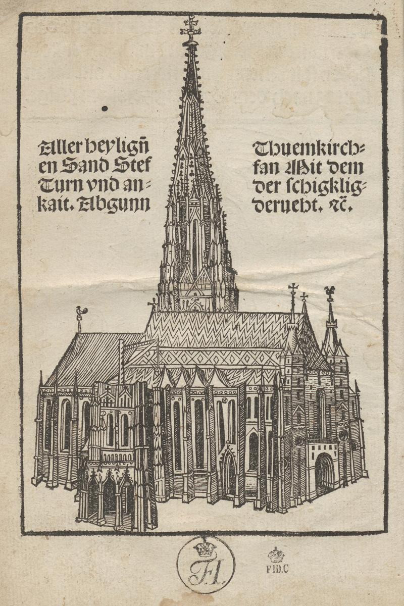 Stephansdom Wiener Heiltumsbuch Druck Wien, 1502