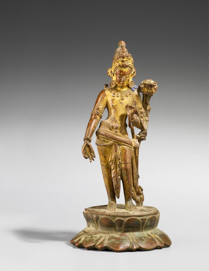 Vajrapani. Bronze. Nepal. 13. Jh. Gebot Lot 73 N Schätzpreis: €35.000 - €38.000