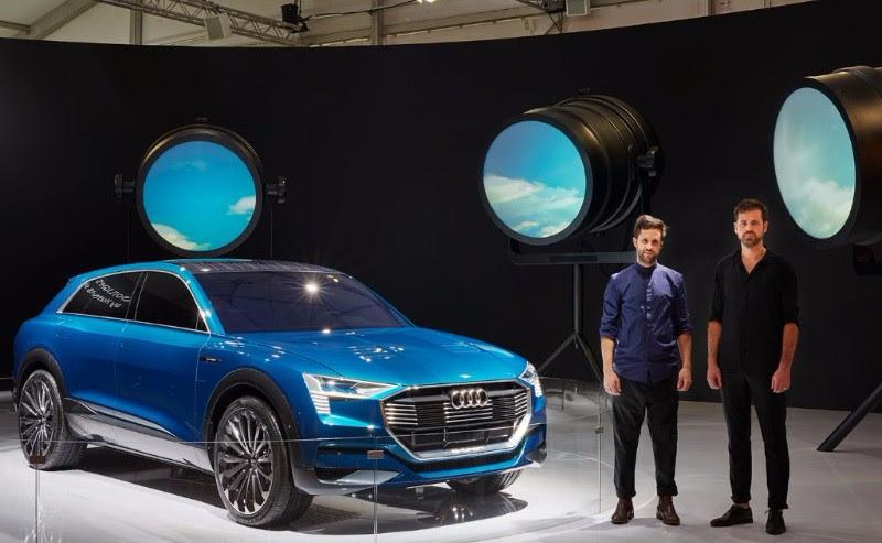 Audi e-tron quattro concept and Spotlights/ Humans since 1982, 2015/