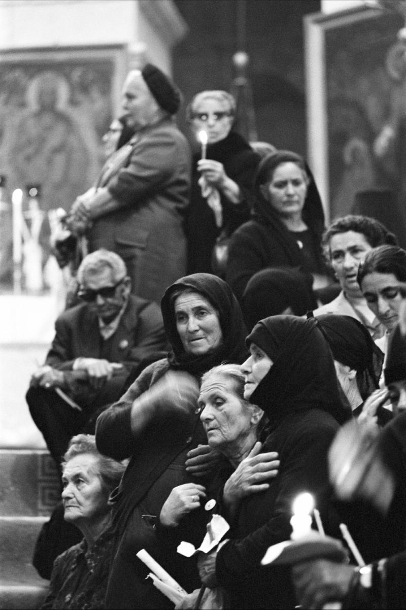 Griechisch-orthodoxe Christen, Altstadt, Jerusalem, 1970 © Hiroji Kubota/Magnum Photos