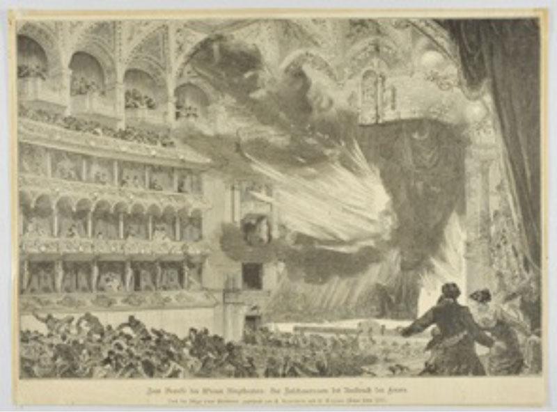 Der Wiener Ringtheater-Brand 1881 Schließen  Der schlimmste Theaterbrand des 19. Jahrhunderts; Zeitungsausschnitt