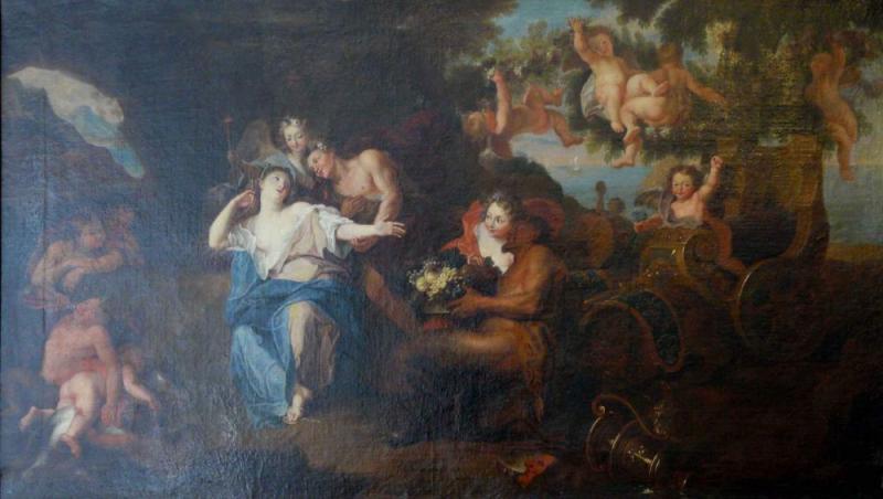 Antoine Coypel (attr., ? Umkreis), Bacchus und Ariadne auf der Insel Naxos, Mindestpreis:	12.000 EUR