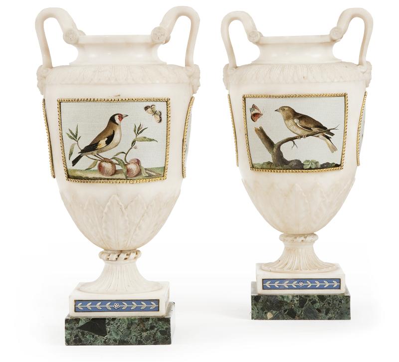 142 A pair of Italian micromosaics by Giacomo Raffaelli (1753-1836), Roman, last quarter 18th century, 233,000 (300,222 EUR)