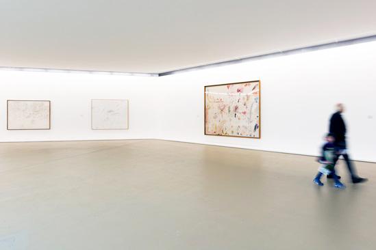 Ausstellungsansicht Cy Twombly Foto: Julian Salinas Photocredit: Julian Salinas