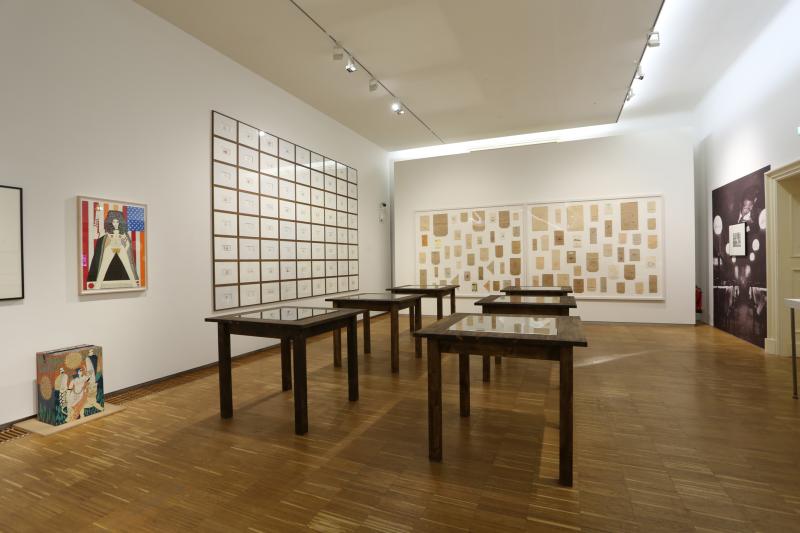 Ausstellungsansicht, "Das gute alte West-Berlin", 2016, Foto: Universalmuseum Joanneum/J.J. Kucek