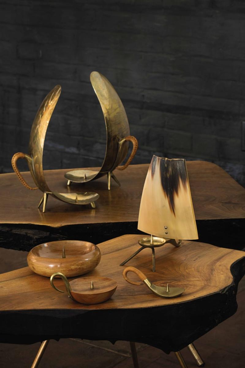 Auböck, Four Candle Holders