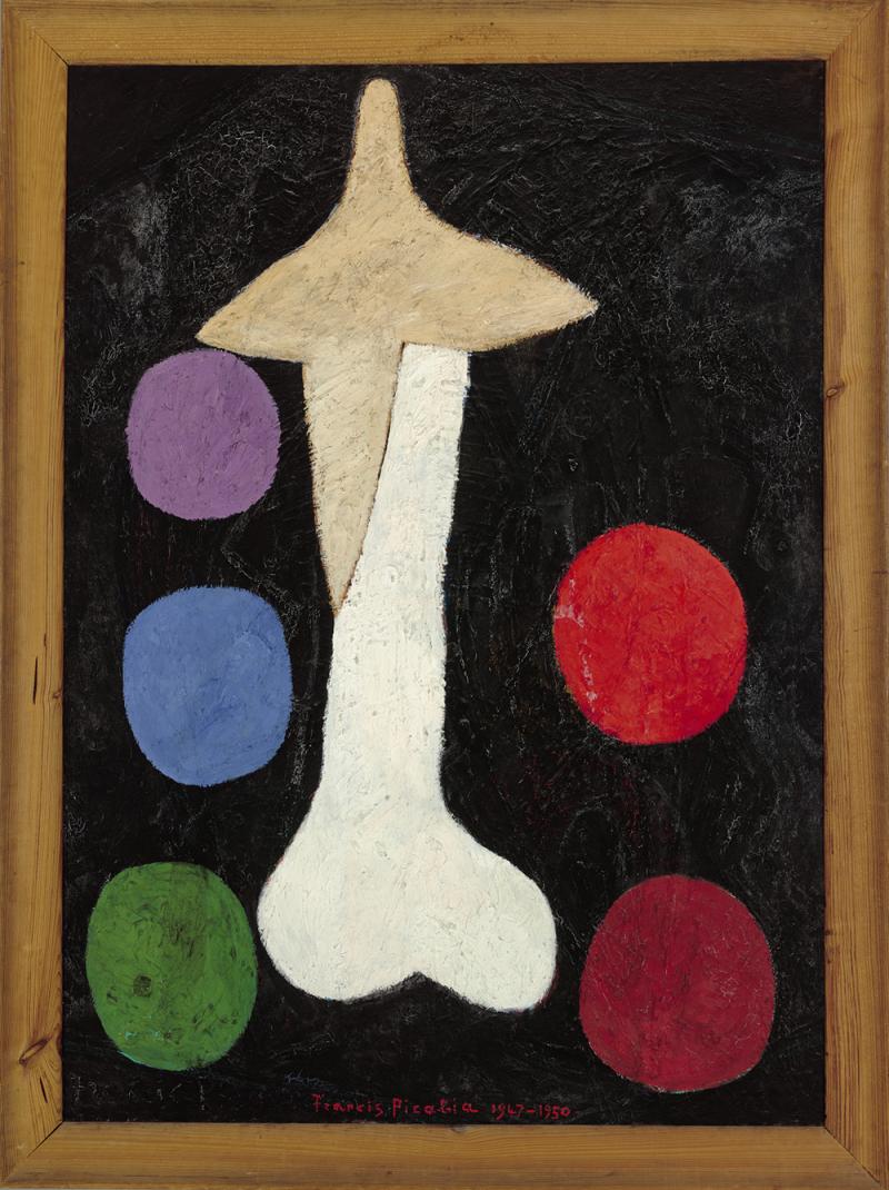 Francis Picabia Égoisme, 1947/48- um 1950 Öl auf Holz im originalen Holzrahmen, 186 x 126,1 x 7 cm, mit Rahmen Museum Boijmans Van Beuningen, Rotterdam © 2016 ProLitteris, Zürich