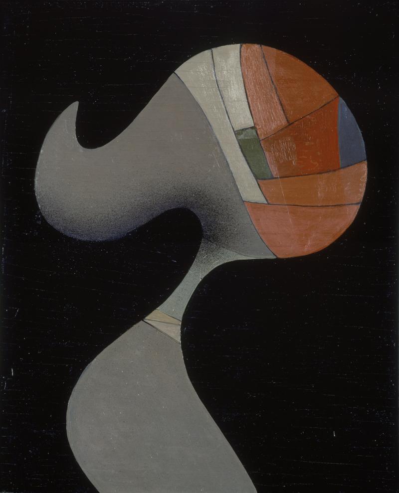 Kurt Seligmann, La turque, 1932, Öl auf Leinwand, 61 × 50 cm, Kunsthaus Zug