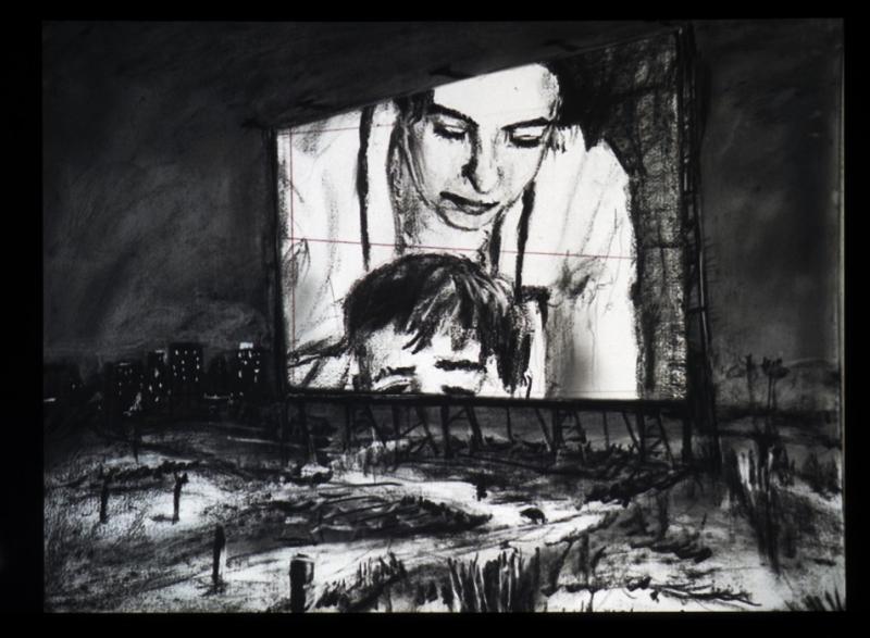 William Kentridge: OTHER FACES, 2011 Film, Länge: 9’45’’ 35 mm, transferiert auf Video (Farbe, Ton) © Courtesy the artist, Marian Goodman Gallery (New York, Paris, London); Goodman Gallery (Johannesburg, Cape Town) and Lia Rumma Gallery (Naples, Milan)