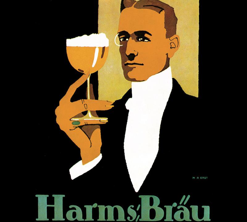 Harms-Bräu, Hans Rud Erdt, um 1912  Foto Carlsberg Deutschland