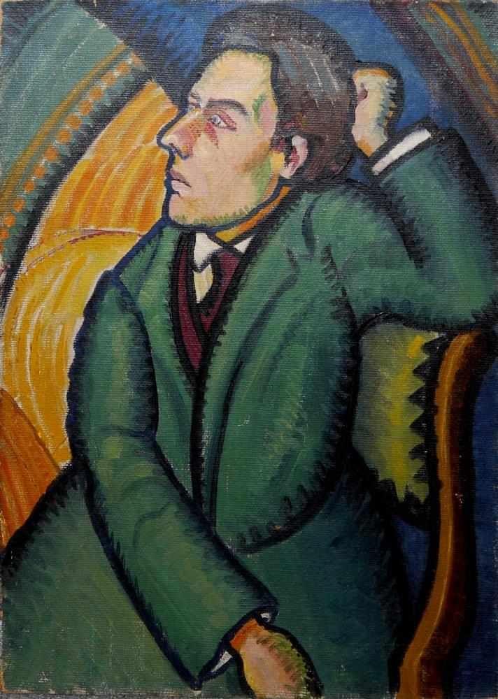 Anonym um 1920, Porträt Ernst Ludwig Kirchner, Schätzpreis:	2.000 - 2.500 EUR