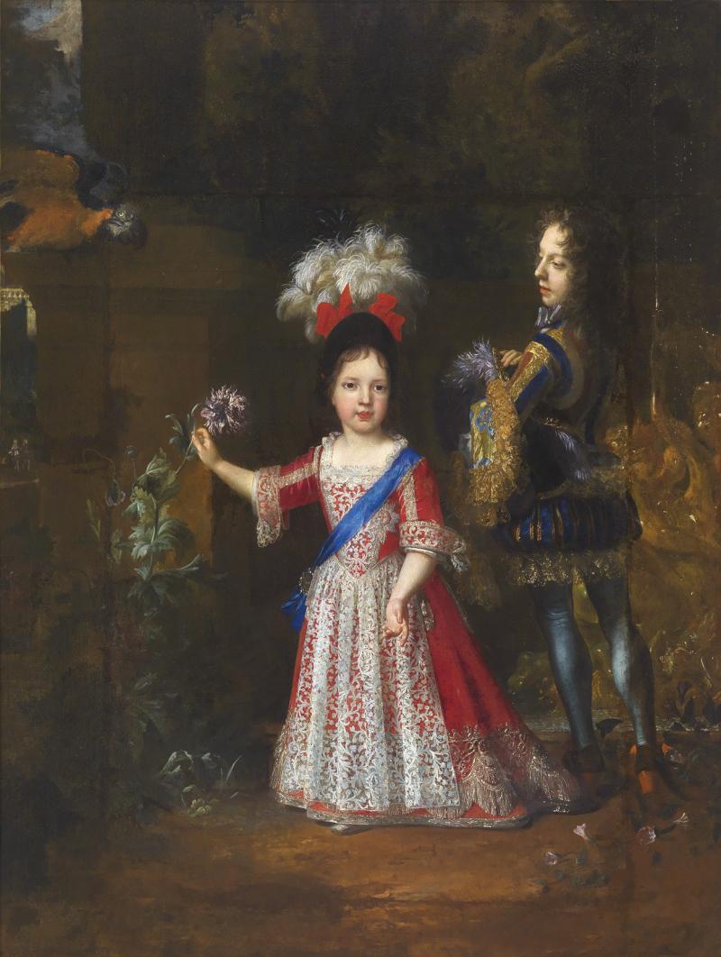 Nicolas de Largillière (1656-1746) Bildnis des Prinzen von Wales James Francis Edward Stuart mit einem Höfling, Öl auf Leinwand, 180 x 137,5 cm  Schätzwert € 120.000 - 150.000