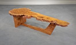 Sled-Based Coffee Table/ George Nakashima/ 1974/ Courtesy of Moderne Gallery