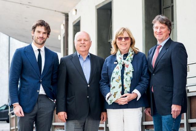 V.l.n.r. Maximilan Lerch, Andreas Ramer, Margarethe Pachmann, Martin Puch