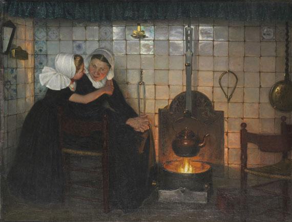 86 PAUL HOECKER Ein Wunsch, Ca. 1880. Öl auf Leinwand Schätzpreis: € 2.000