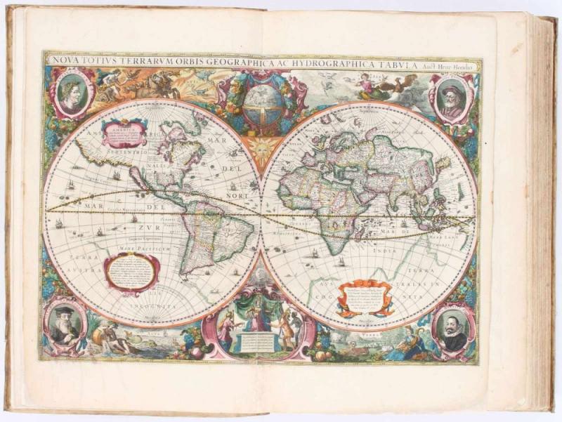 Mercator, G. L'appendice de l'atlas... contenant diverses nouvelles tables et descriptions tres amples de l'Allemagne. Schätzpreis:	50.000 EUR