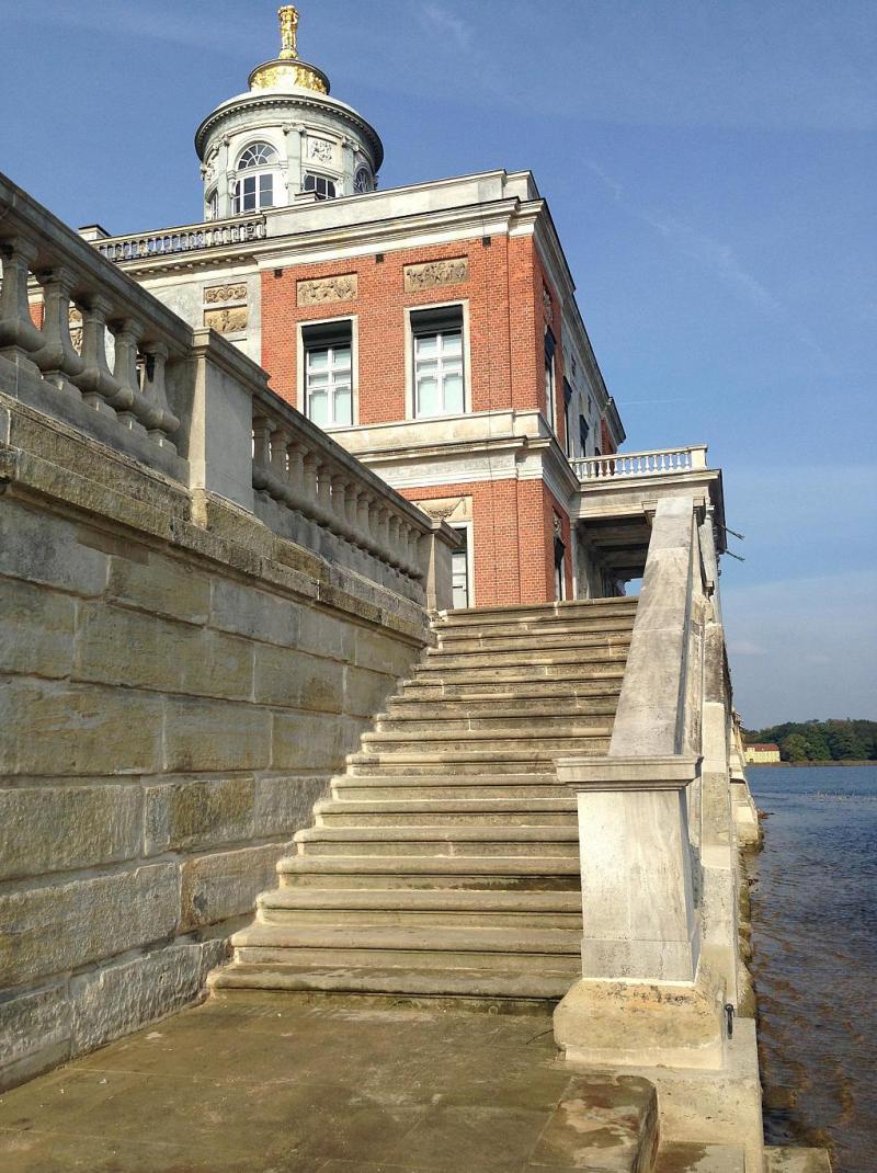 Reparierte Treppe am Heiligen See. Foto: SPSG