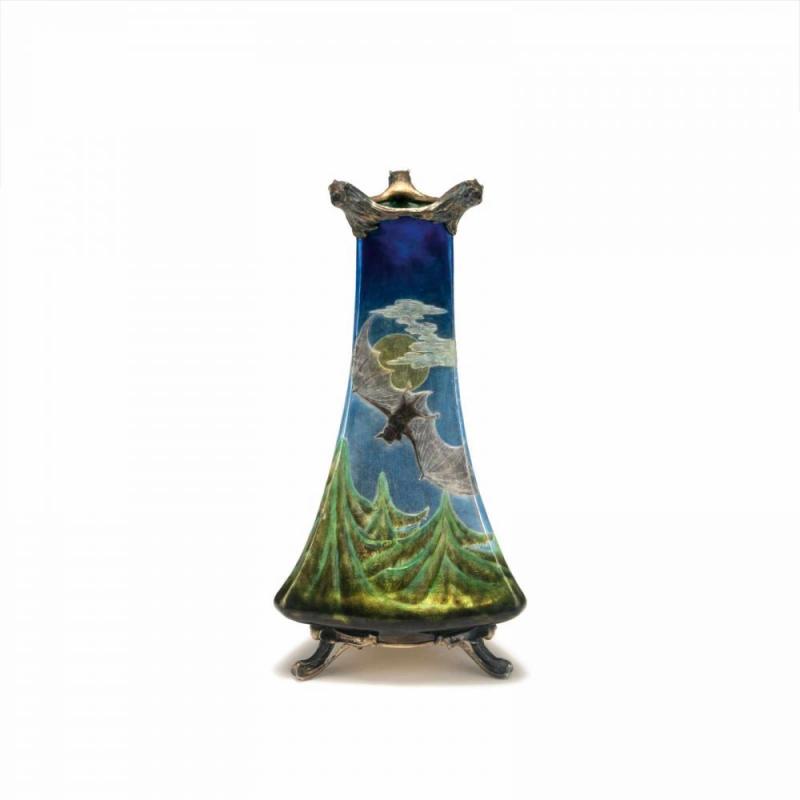 Feuillatre, Eugene, Paris Vase 'La Nuit', Modell fuer die Pariser Weltausstellung, 1900, Schätzpreis:	10.000 - 14.000 EUR