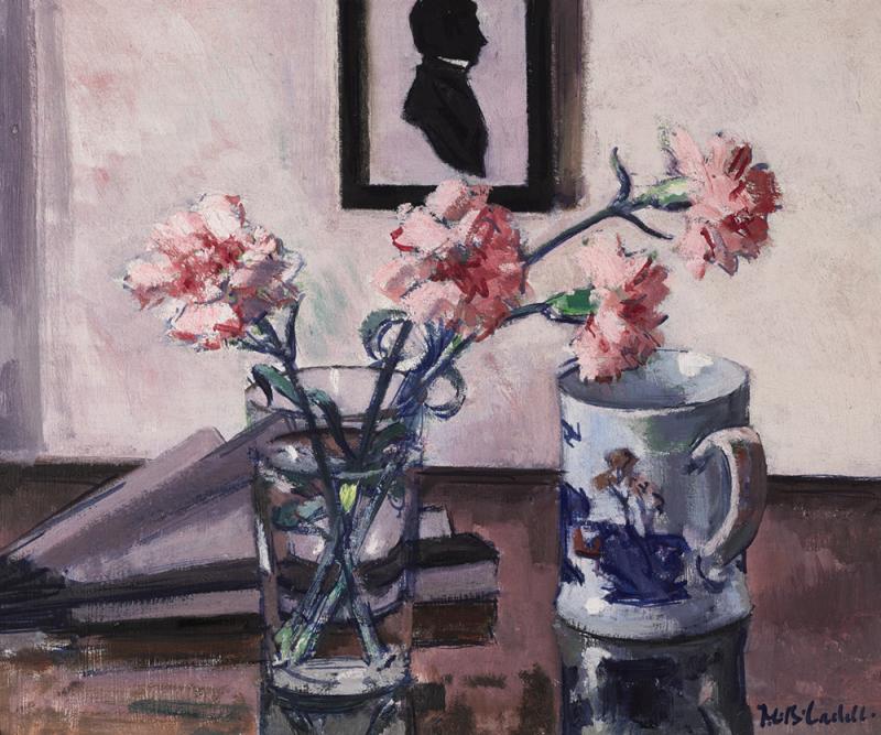 Francis Campbell Boileau Cadell Pink Carnations oil on panel Estimate £200,000-300,000