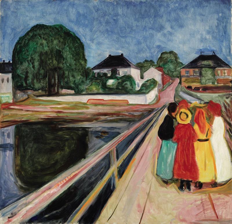 9567 Munch, Girls on the Bridge