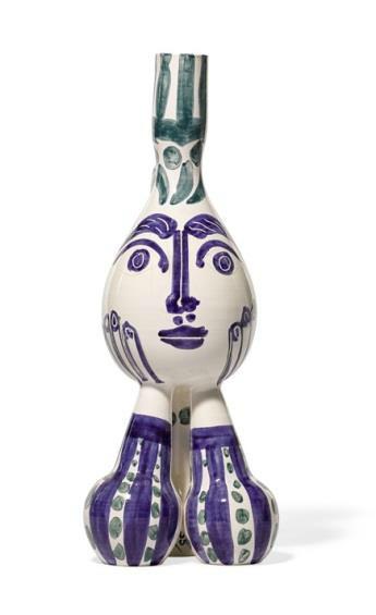 Pablo Picasso, Tripode Terre de faïence vase, 1951 numbered 35/75 293⁄4