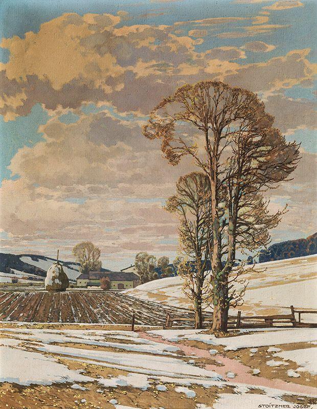 Josef Stoitzner * Landschaft bei Sittendorf im Wienerwald, um 1920, Schätzpreis:	10.000 - 20.000 EUR