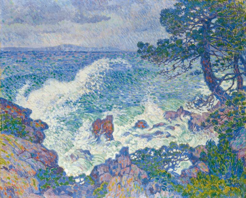 Theo van Rysselberghe Vent d’Est, 1904 Öl auf Leinwand, 81 x 100 cm Privatsammlung