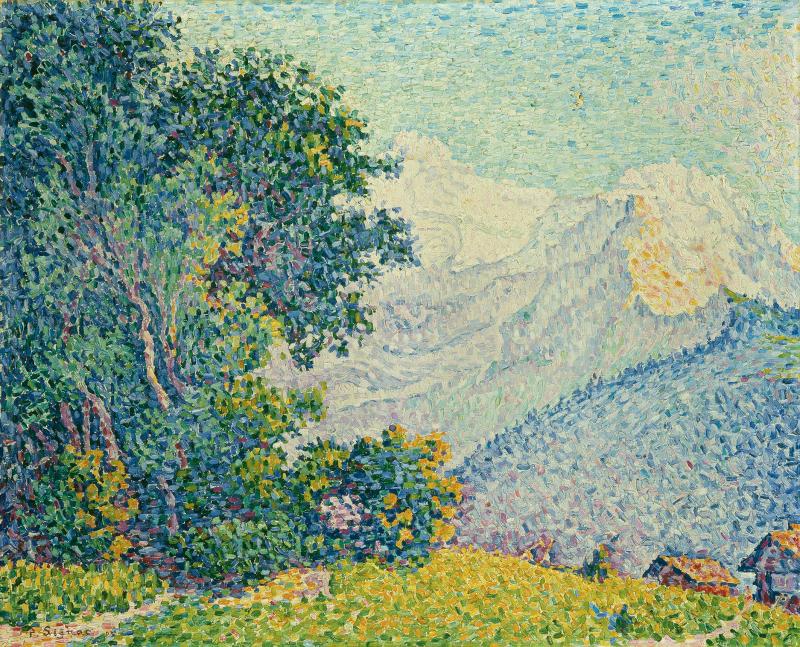 Paul Signac Les Diablerets, 1903 Öl auf Leinwand, 64 x 80 cm Privatsammlung