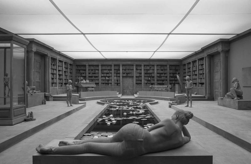 Hans Op de Beeck The Collector's House  2016  Sculptural Installation: Mixed media 20 x 12,5 x 4 m  © Hans Op de Beeck