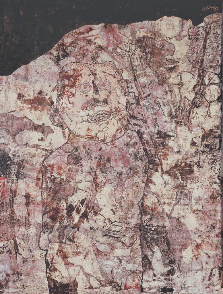 Jean Dubuffet, Passe furtif et décor, 1955 Sammlung Klewan, Jean Dubuffet © VGBild-Kunst, Bonn 2016 Öl auf Leinwand 116 x 89 cm