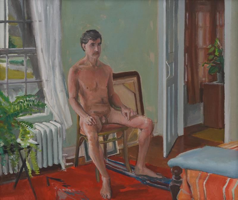 Patrick Angus, Portrait of Rob Stuart 1990, Acryl auf Leinwand, 52 x 61,5 cm Art by Patrick Angus © Douglas Blair Turnbaugh