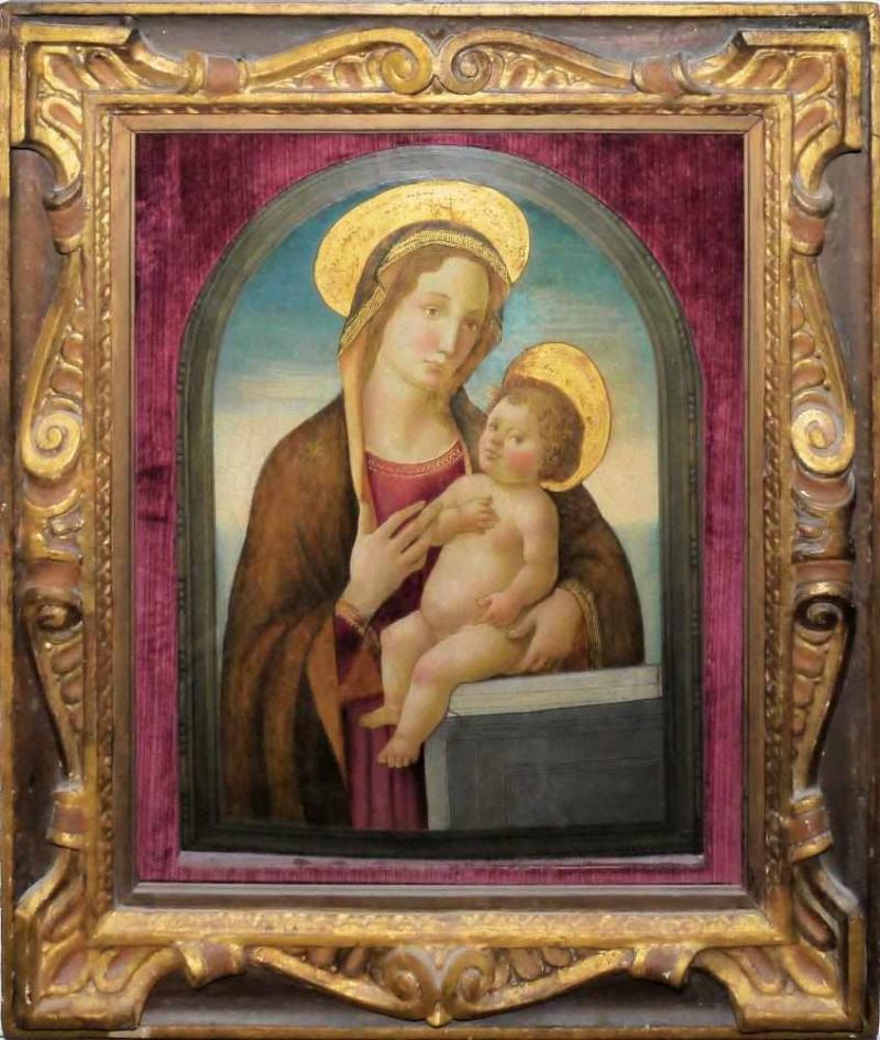 Anonymer Florentiner Meister um 1490/1500 - Umkreis Domenico Ghirlandaio, Schätzpreis:	25.000 - 30.000 EUR