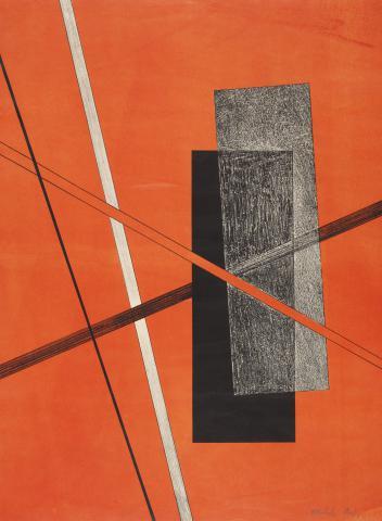 László Moholy-Nagy (1895-1946), Konstruktionen (Kestner-Mappe Nr. 6, Blatt I), 1923