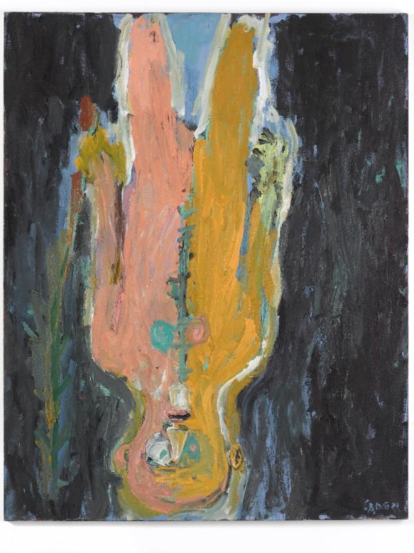 Georg Baselitz, Der Bote, 1984 Oil on canvas. 250 x 200 x 4cm © Georg Baselitz.