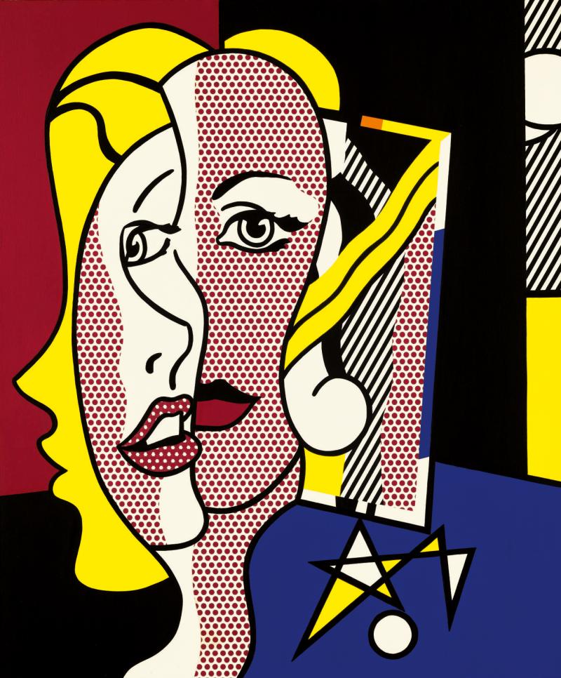 roperty from a Private New York Collection Roy Lichtenstein Female Head Signed and dated 77 on the reverse Oil and magna on canvas 60 by 50 inches Estimate $10/15 million © Estate of Roy Lichtenstein